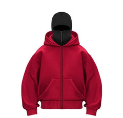 Fleece-lined Double Hood Sweater